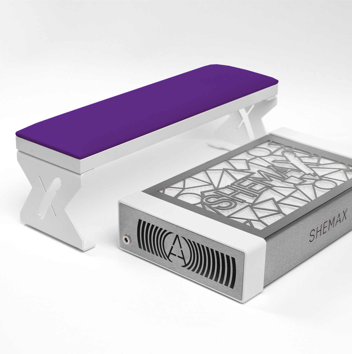 Shemax Manicure Table Hand Rest Luxury Purple