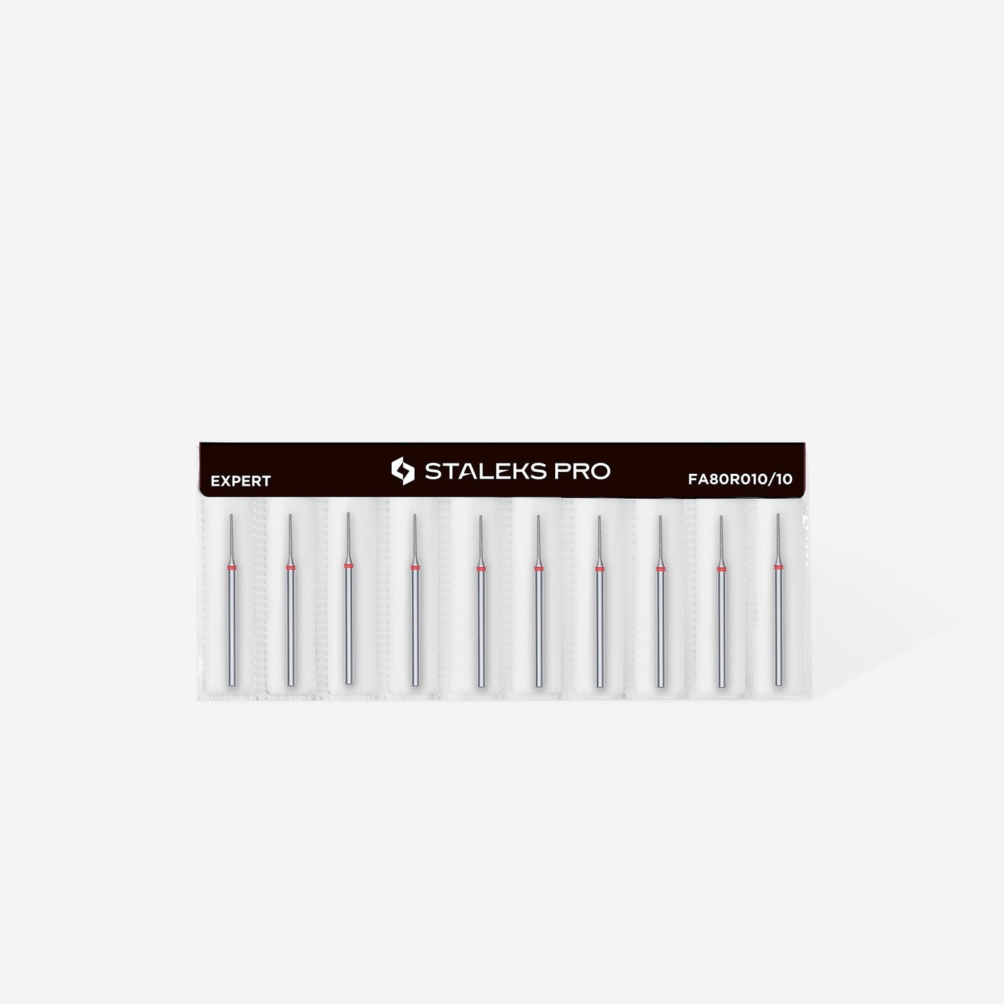 Staleks Pro Diamond Nail Drill Bit Needle Head 1mm/10mm 1 Pcs Set FA80R010/10