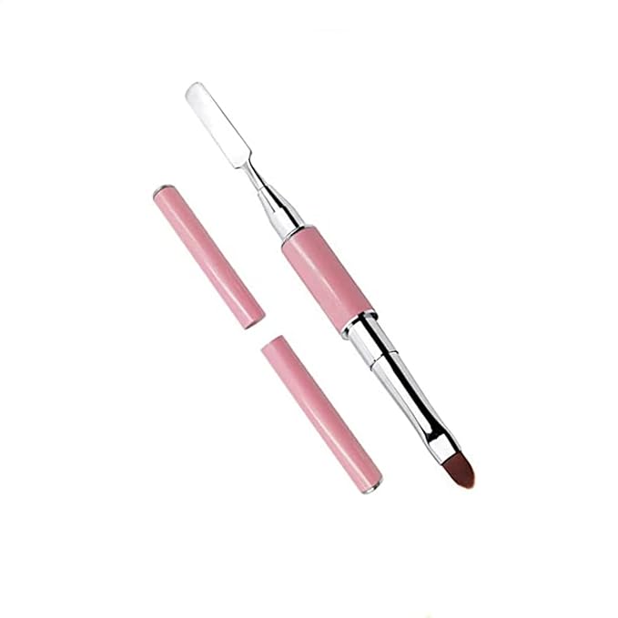 Polygel Double Brush with Spatula