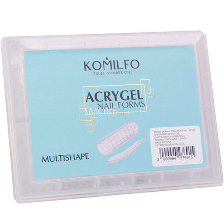 Komilfo Acrygel Nail Forms Multishape