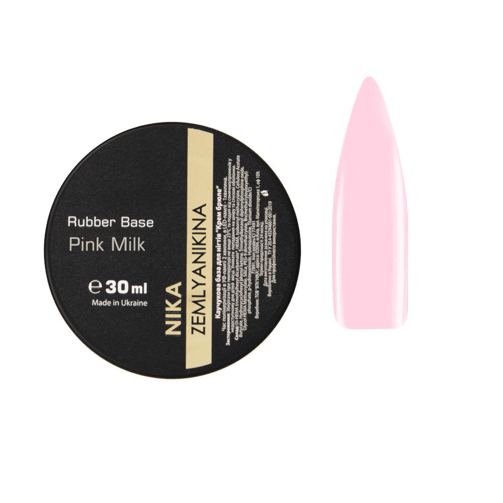 Nika Zemlyanikina Rubber Base Pink Milk 30ml