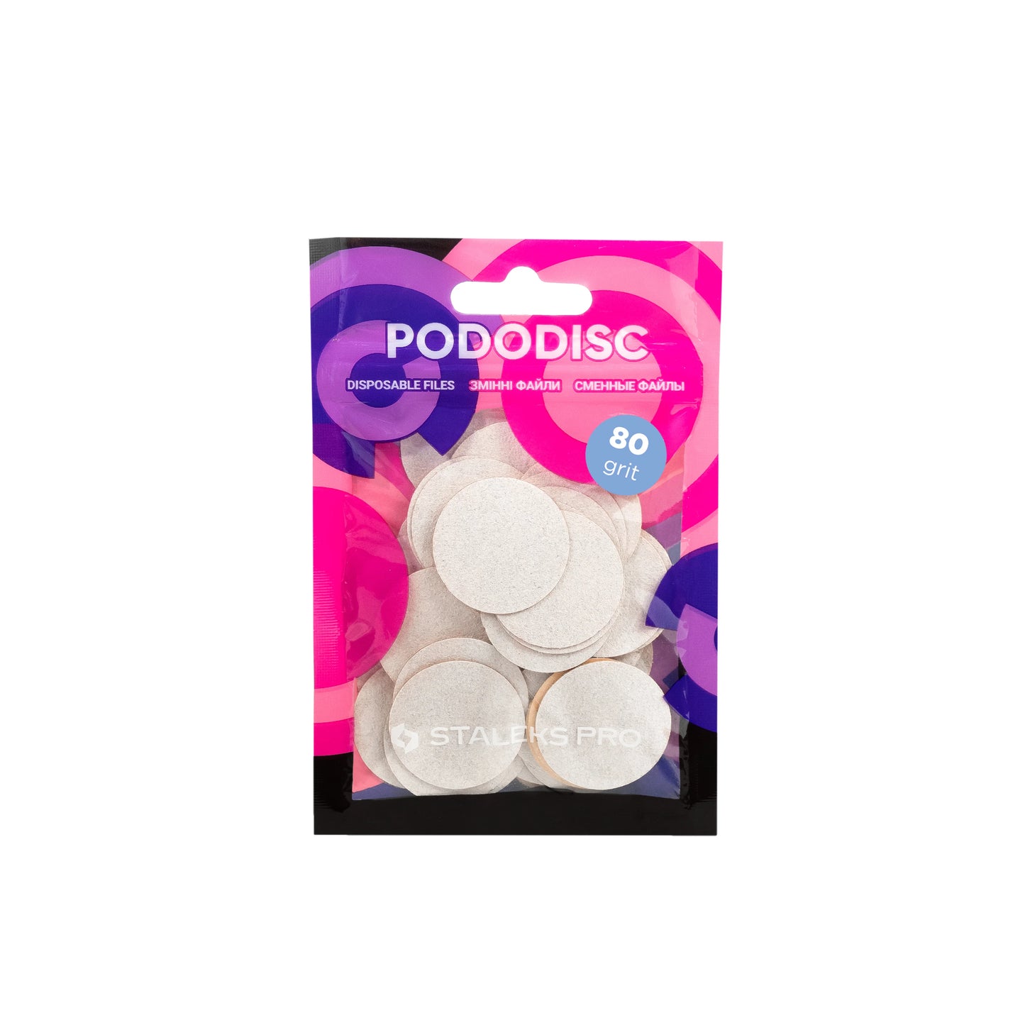 Staleks Pododisc Disposable Files M 20mm For Pedicure (50 Pcs)