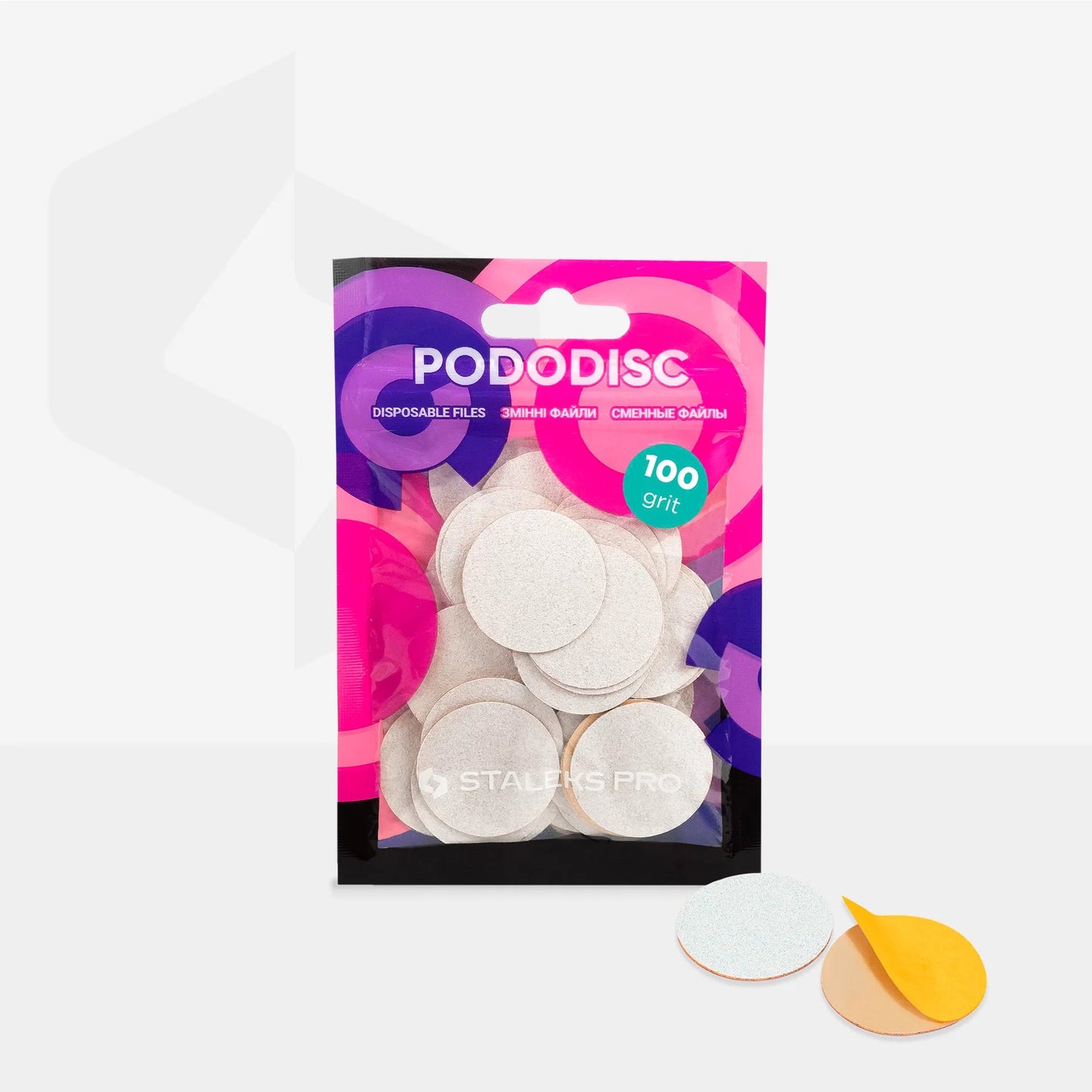 Staleks Pododisc Disposable Files M 20mm For Pedicure (50 Pcs)