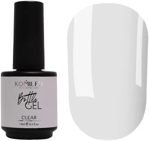 Komilfo Bottle Gel Clear with brush 15ml