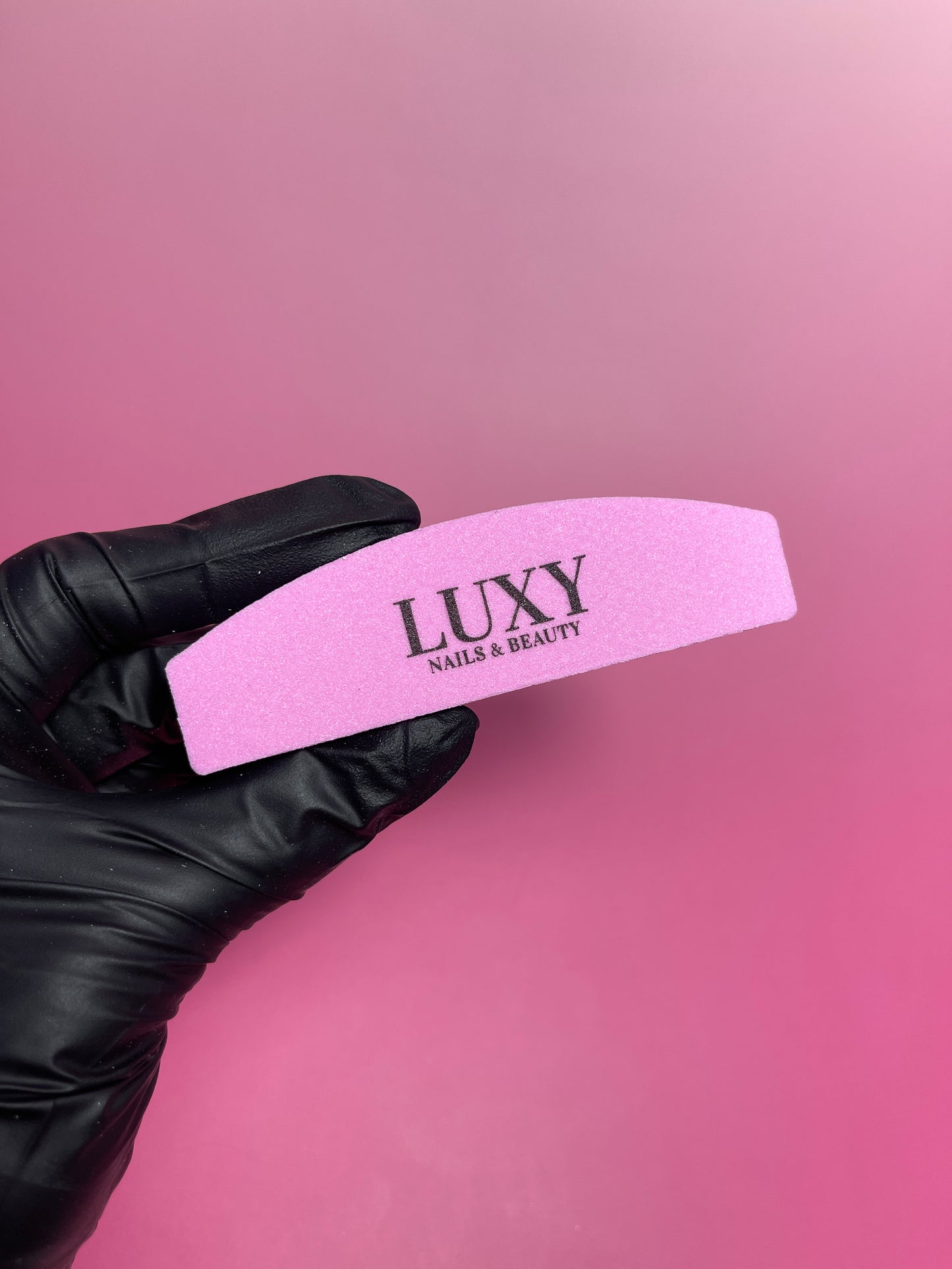 Pink Nail Buff 180/180 grit Luxy Nails