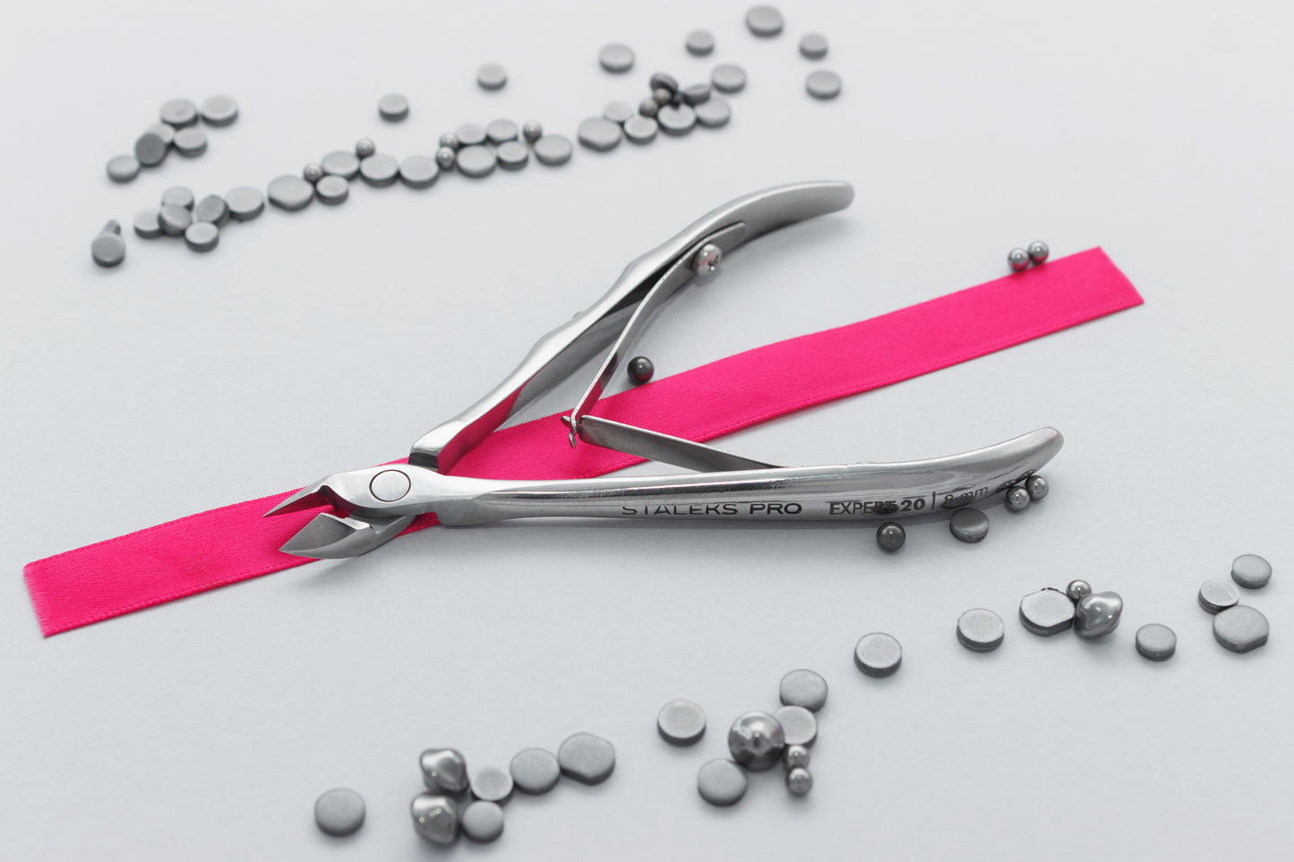 Staleks Pro Expert 20 8mm Professional Cuticle Nippers Full Jaw 0.31 Inch Ne-20-8