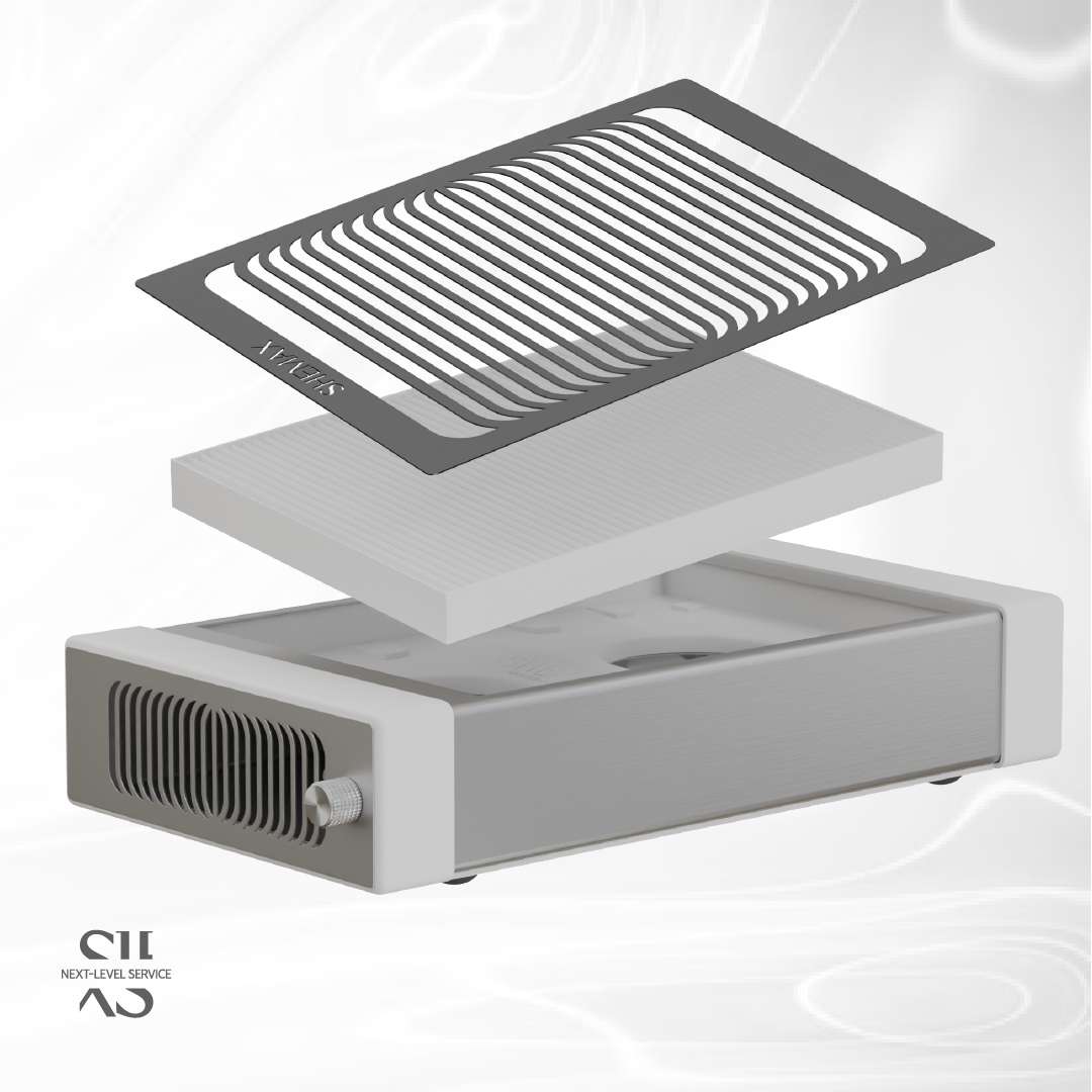 SheMax Style PRO Dust Collector - White