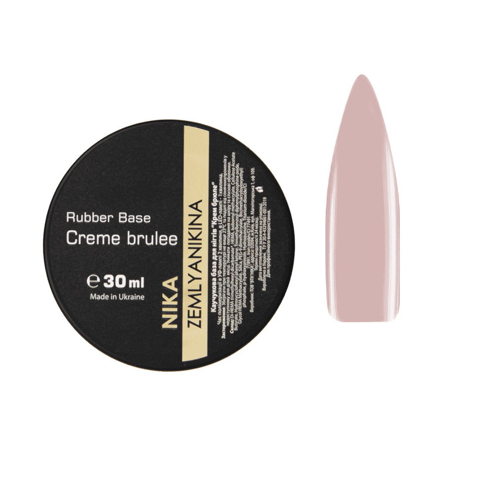 Nika Zemlyanikina Rubber Base Creme Brûlée 30ml