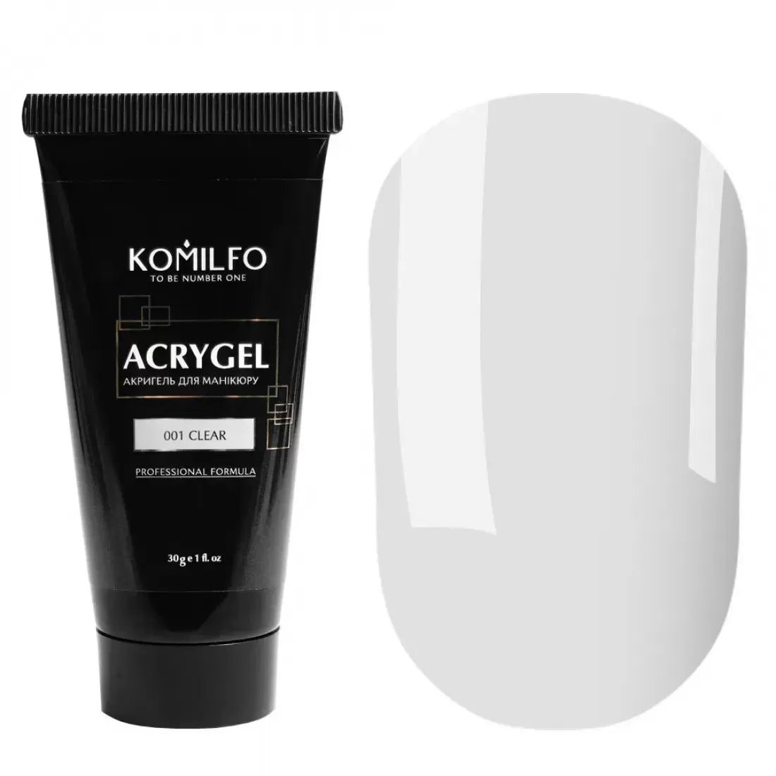 KOMILFO ACRYGEL CLEAR 001 30g