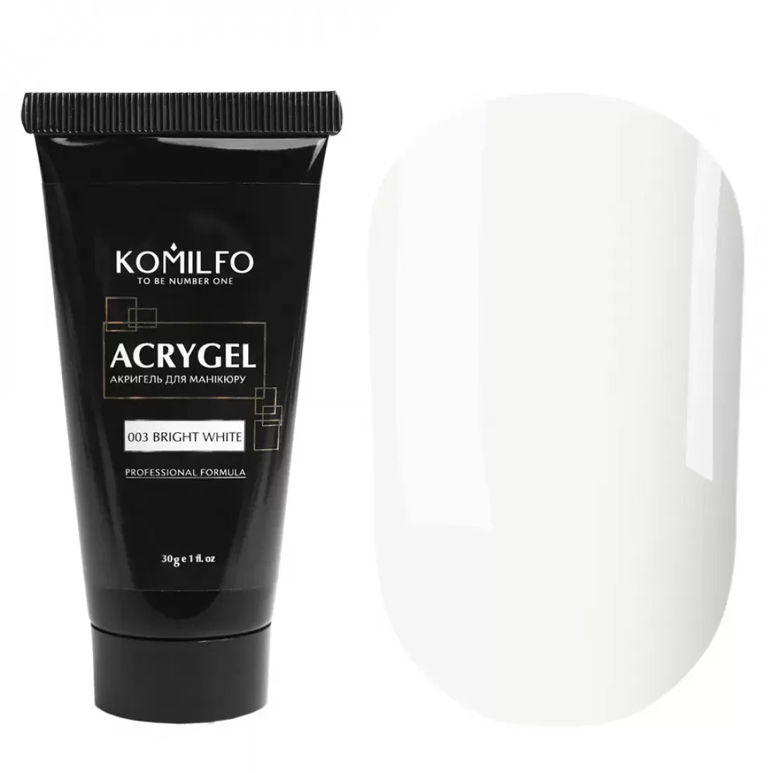 KOMILFO ACRYGEL BRIGHT WHITE 003 30g