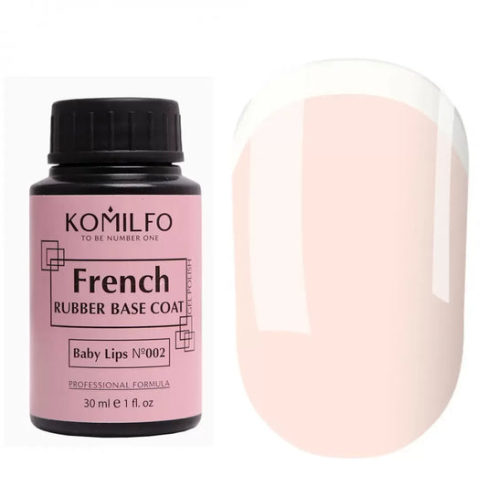 Komilfo French Rubber Base Coat Baby Lips N002 30ml Barrel
