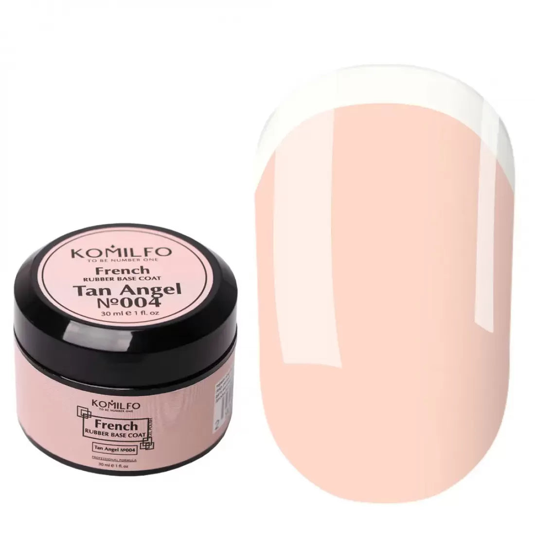 Komilfo French Rubber Base Coat Tan Angel N004 30ml Jar