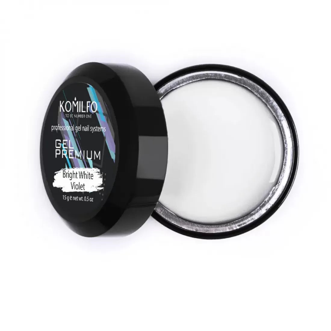 Komilfo Gel Premium Bright White Violet