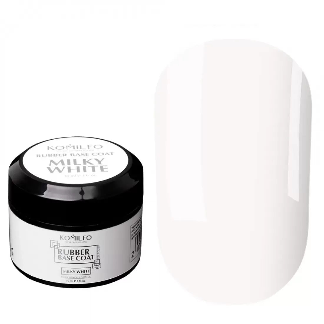 Komilfo Rubber Base Milky White 30ml Jar