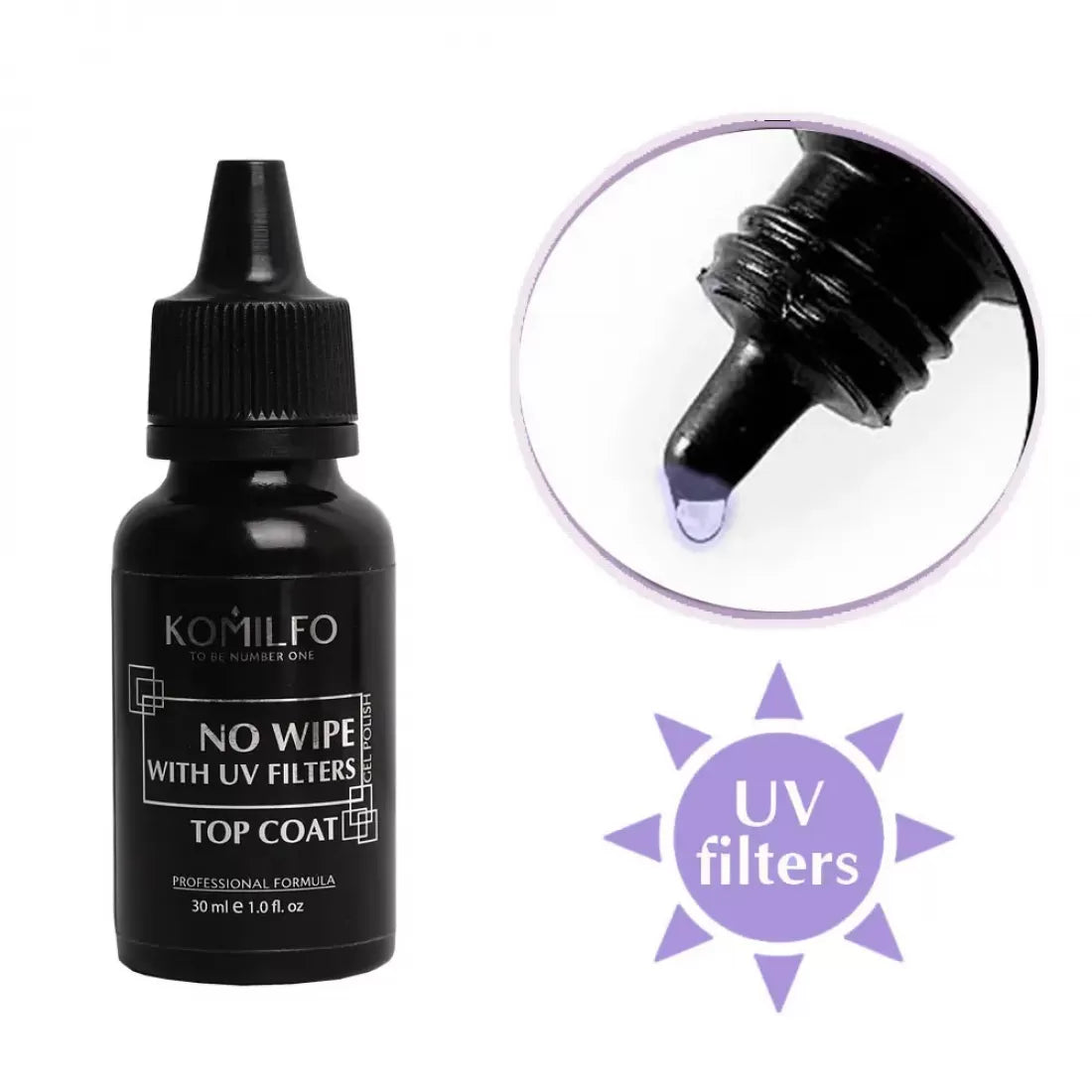 Komilfo No Wipe Top With UV Filters