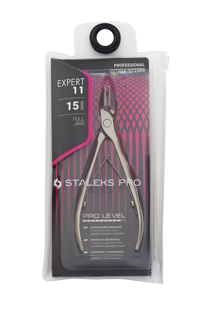 Staleks Pro Expert 11 15MM Professional Cuticle Nippers Jaw NE-11-15