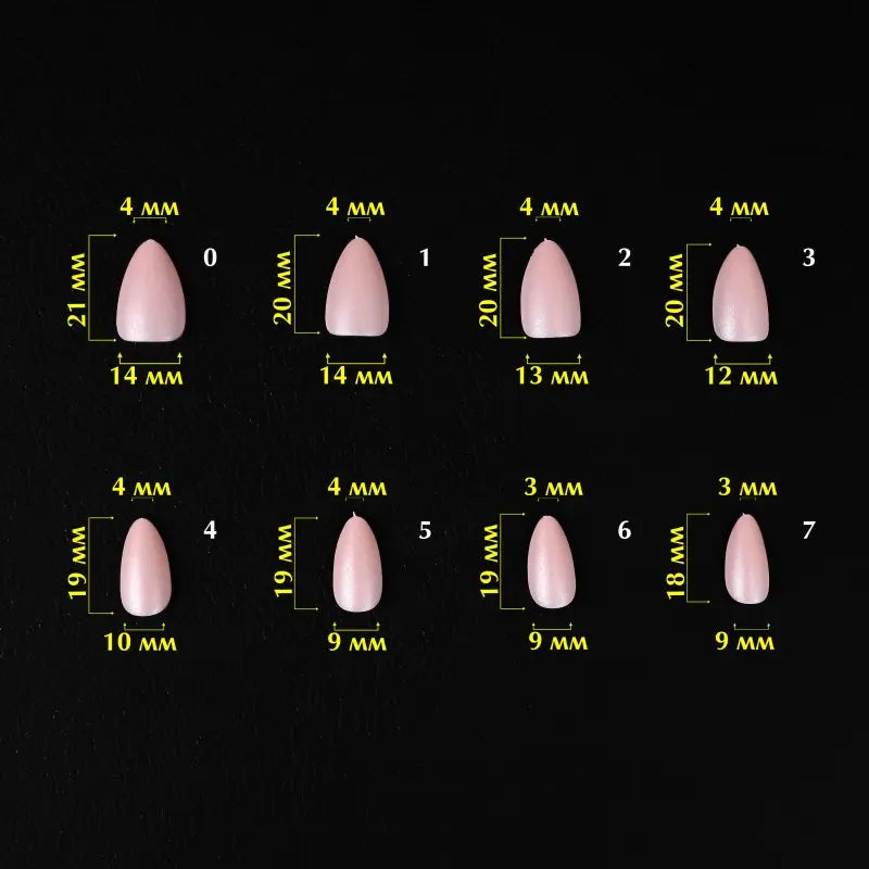 Komilfo SOFAST Nude Almond Short 300pcs