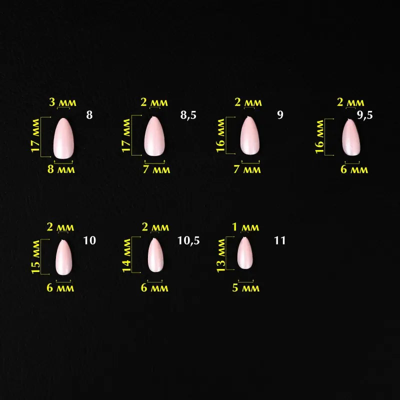 Komilfo SOFAST Nude Almond Short 300pcs