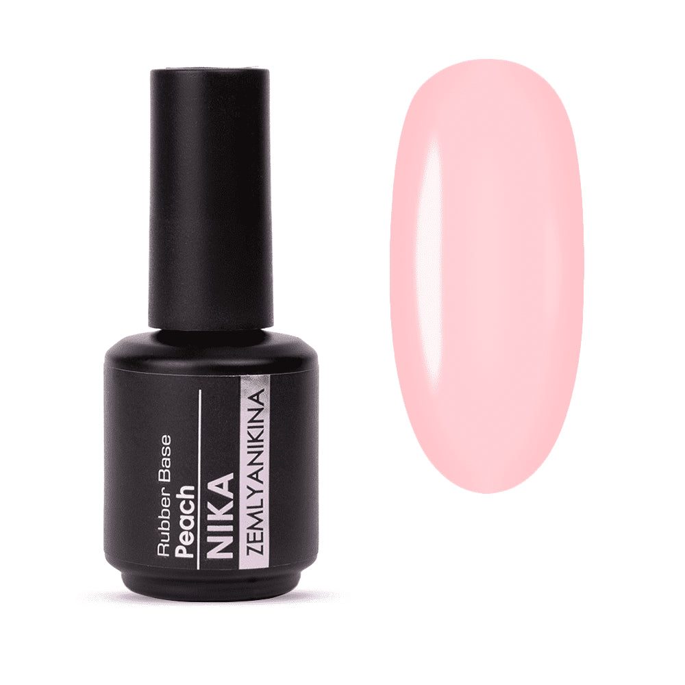 Nika Zemlyanikina Rubber Base Peach 15ml