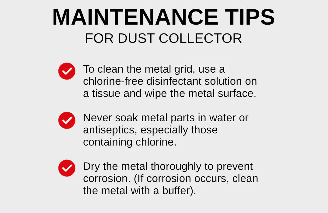 SheMax Style X-PRO Dust Collector White