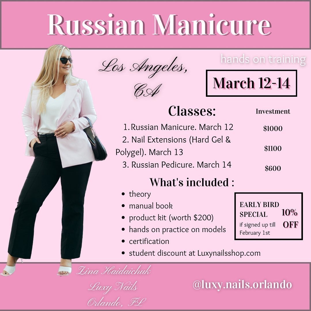 Level 3. Gel/Polygel Extensions 1 Day Class