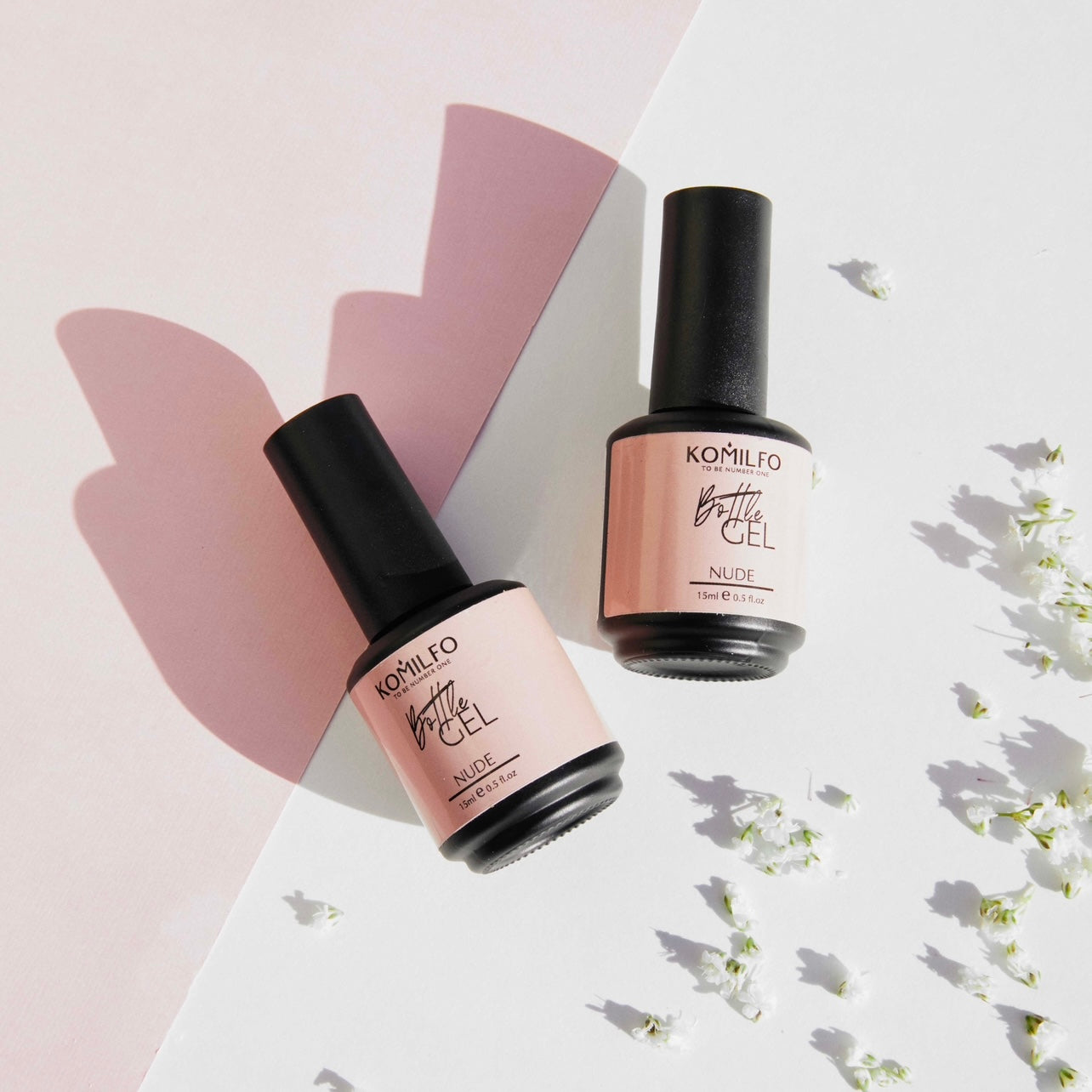 Komilfo Bottle Gel Nude With Brush 15ml