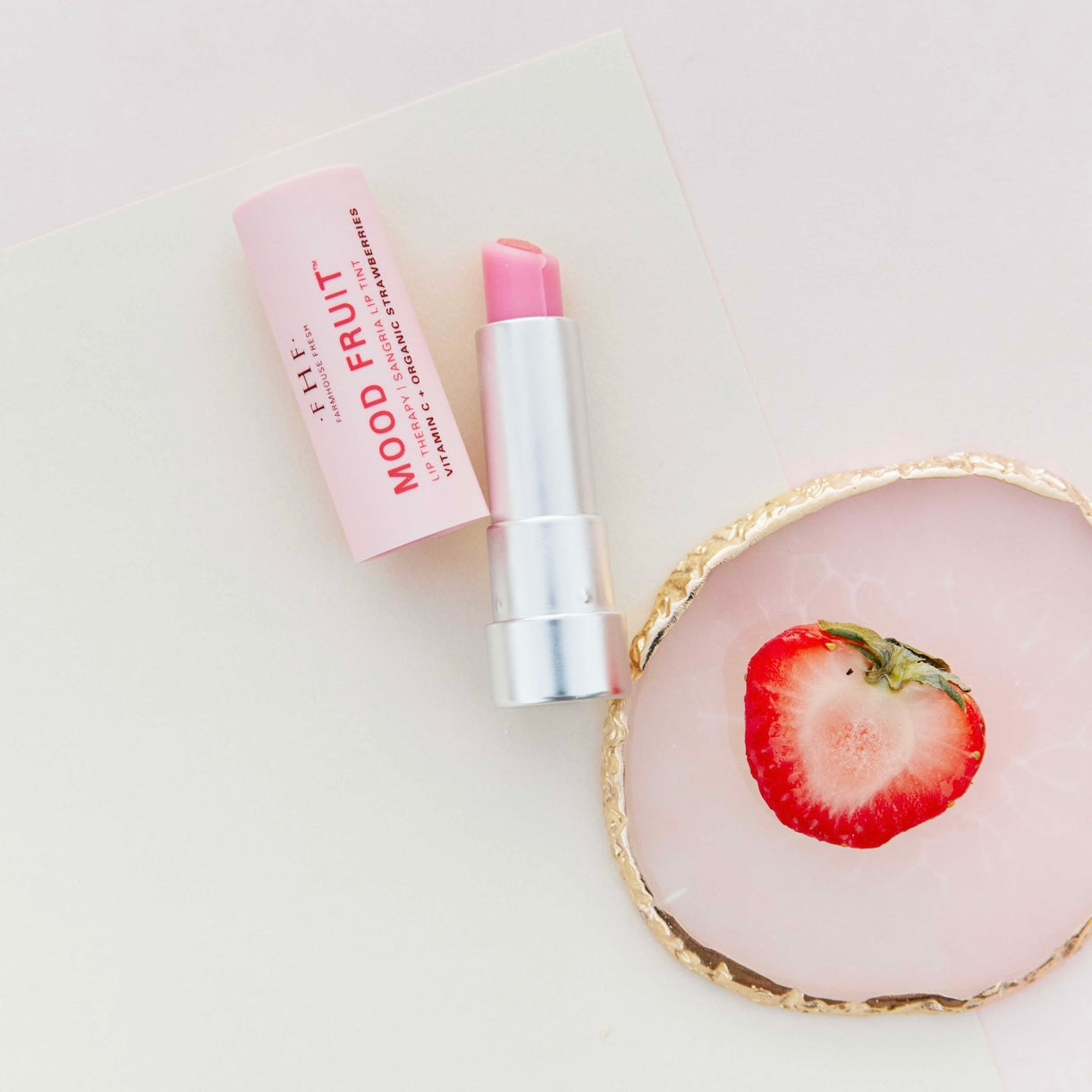 Strawberry Mood Fruit™ Lip Therapy .12 oz Farmhouse Fresh