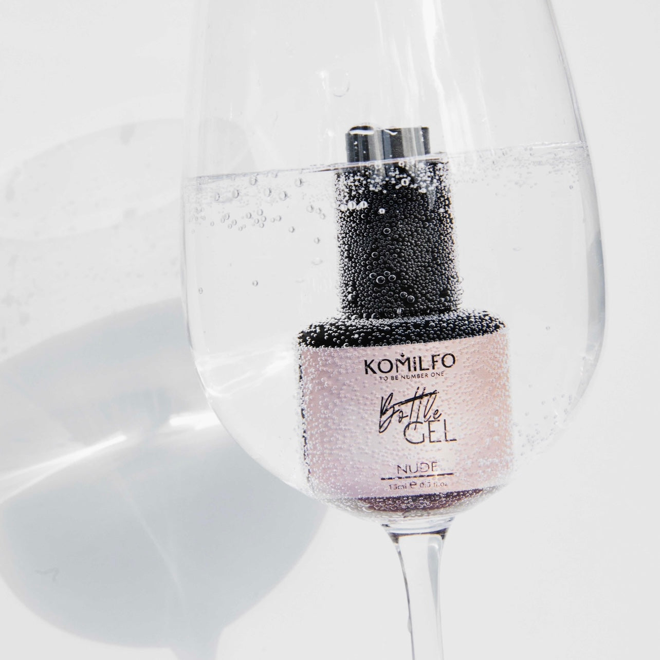 Komilfo Bottle Gel Nude With Brush 15ml