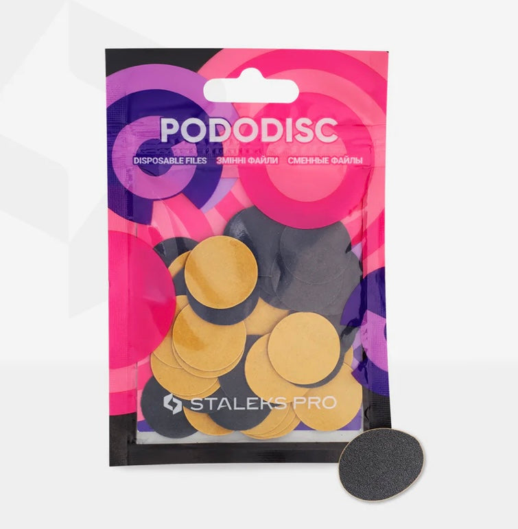 Staleks Pododisc Disposable Files M 20mm For Pedicure (50 Pcs)