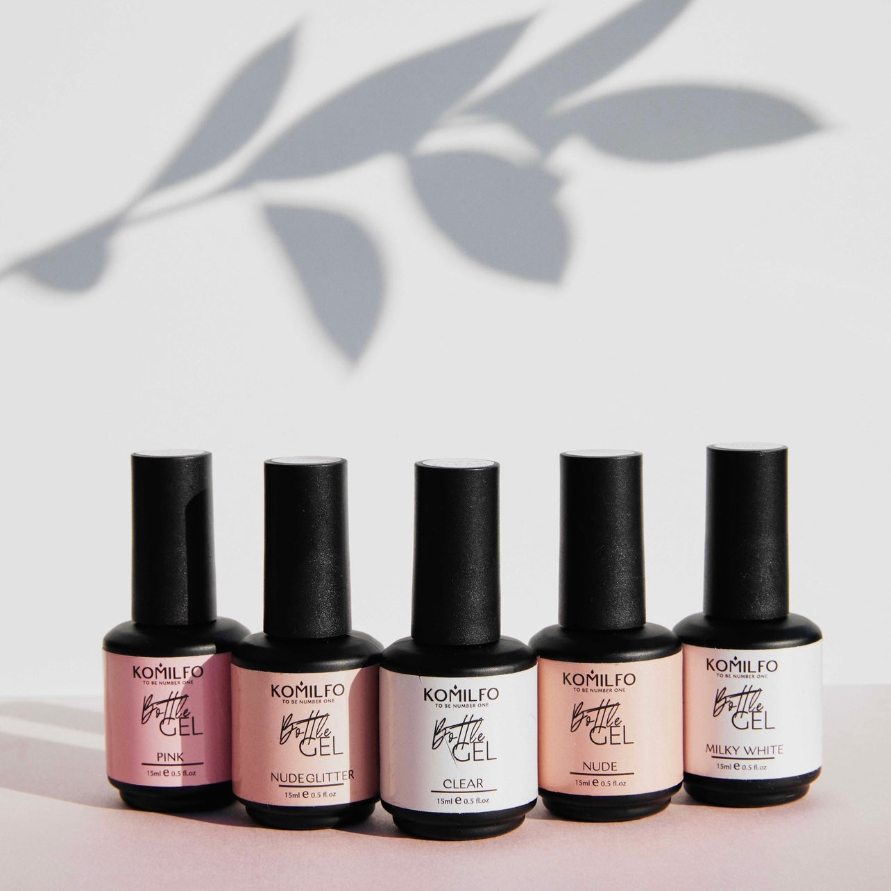 Komilfo Bottle Gel Nude With Brush 15ml
