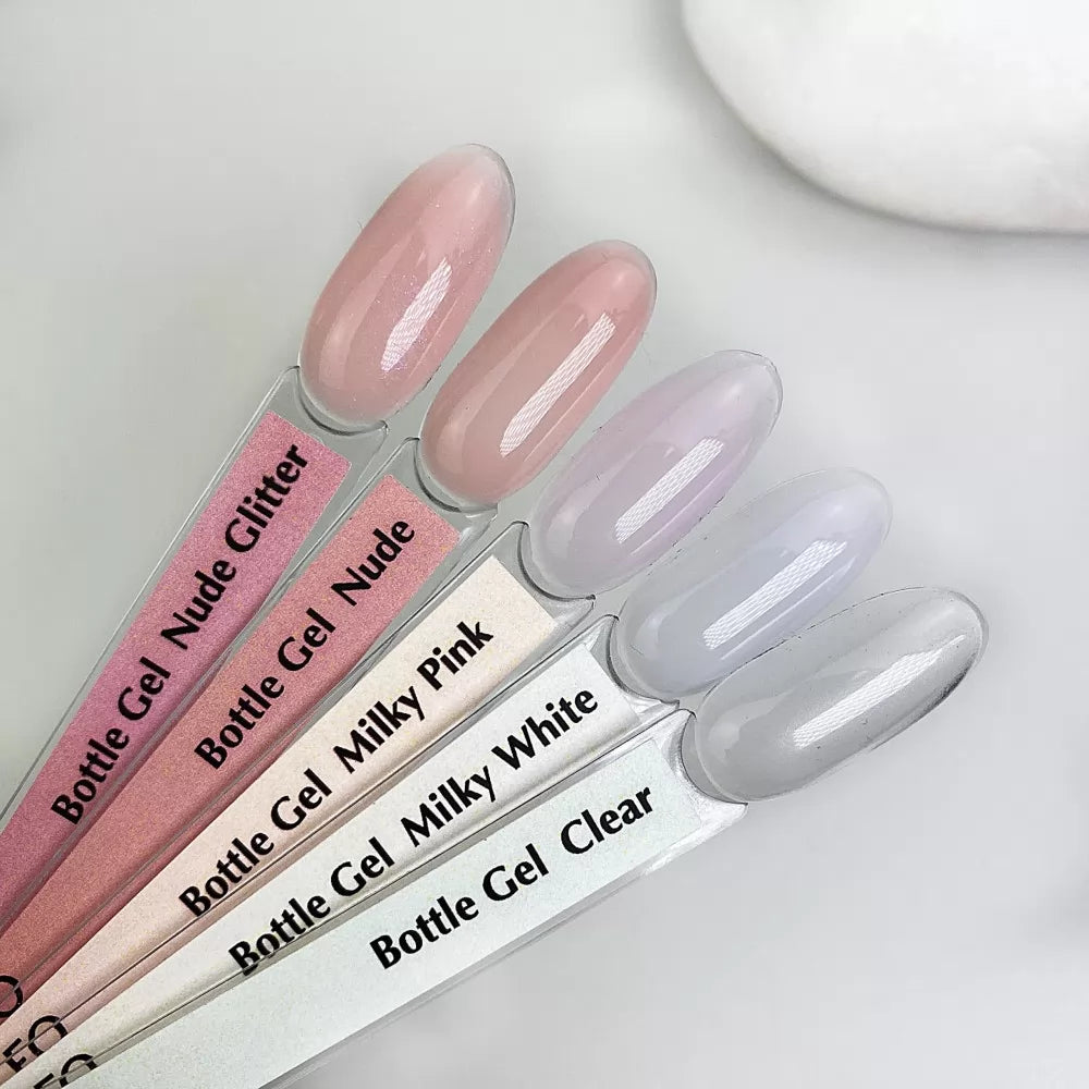 Komilfo Bottle Gel Milky Pink With Brush 15ml
