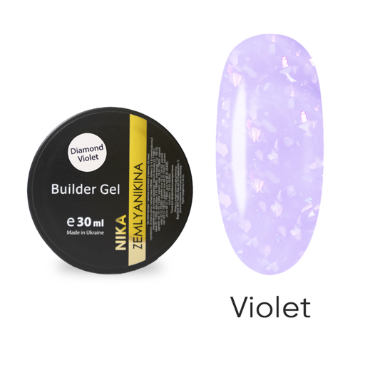 Nika Zemlyanikina Builder Gel Diamond Violet 30ml