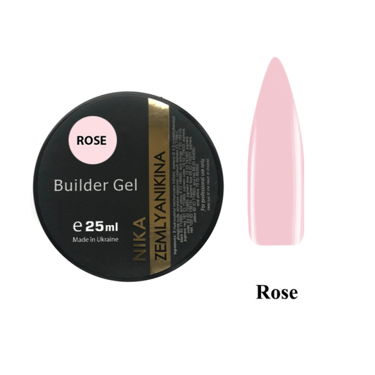 Nika Zemlyanikina Builder Gel Rose 30ml