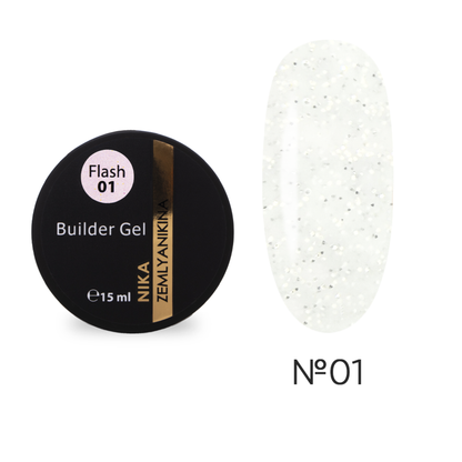 Nika Zemlyanikina Builder Gel Flash 01 15ml