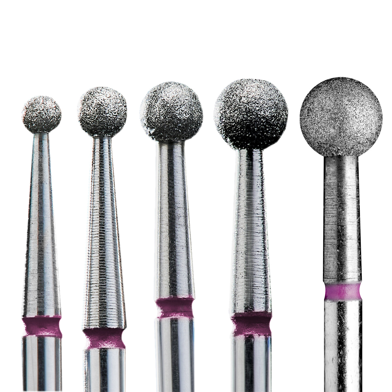 Staleks Pro Expert Diamond Nail Drill Bit FA01 Ball 1pcs set FA01R025