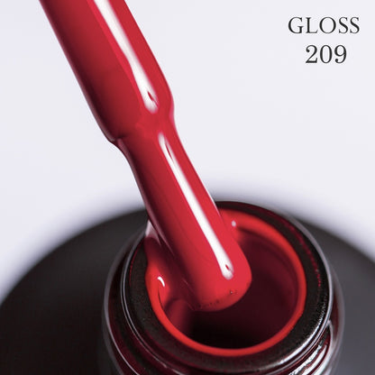 GLOSS Gel Polish Red Collection Full set of 10 pcs