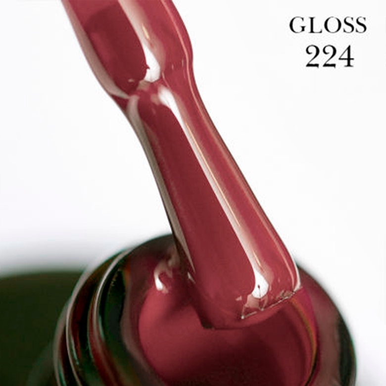 GLOSS Gel Polish Red Collection Full set of 10 pcs