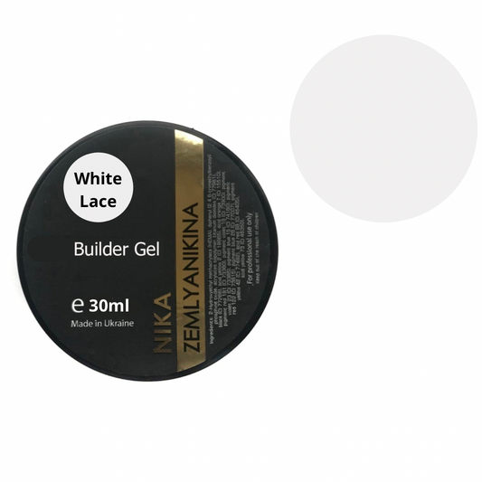 Nika Zemlyanikina Builder Gel White Lace 30ml