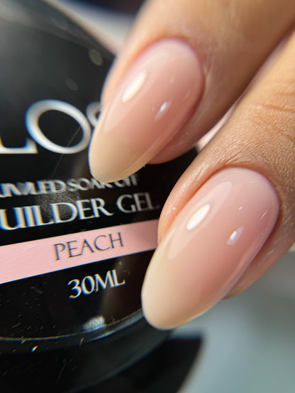 Gloss Builder Gel Peach 30ml