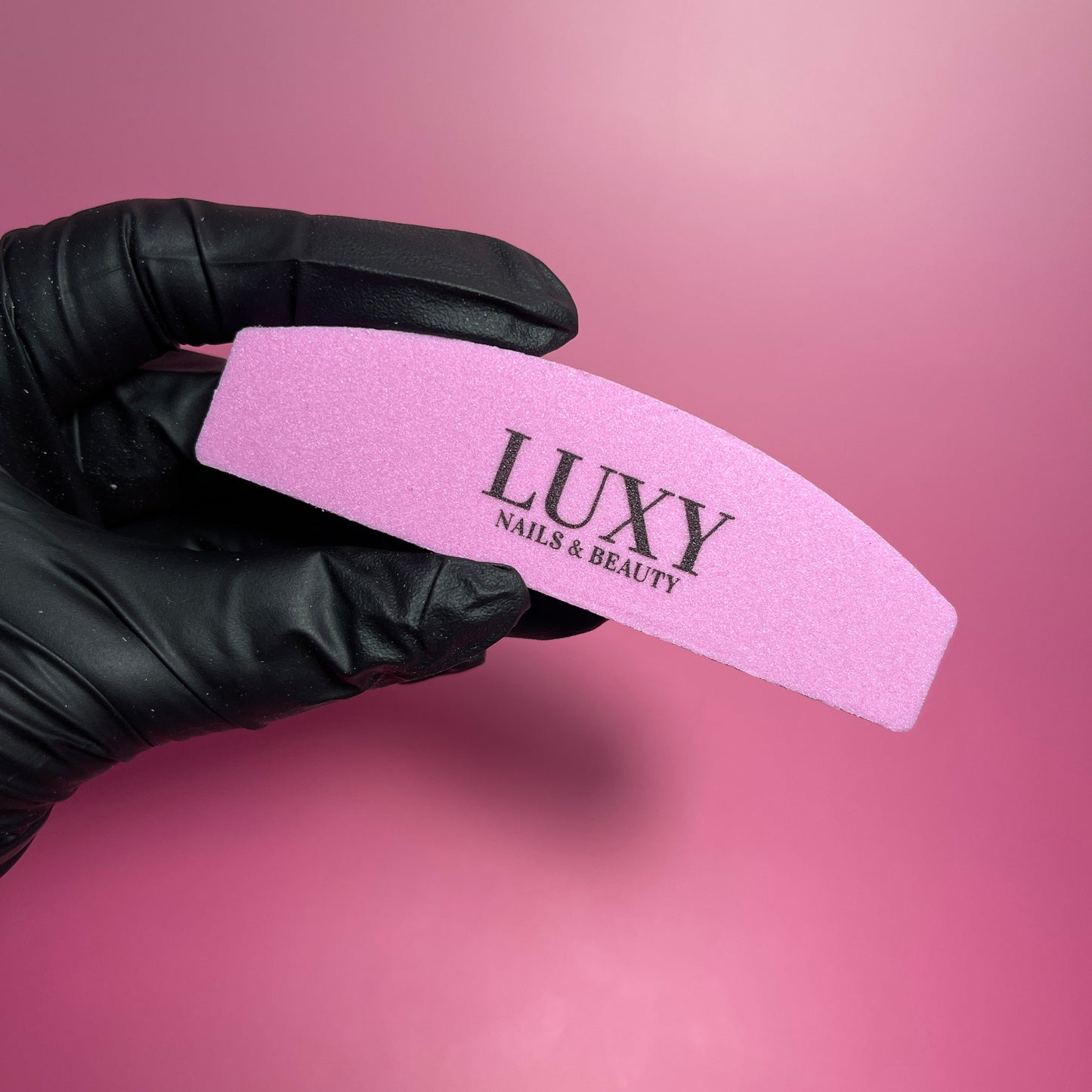 Pink Nail Buff 180/180 grit Luxy Nails