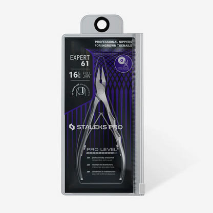 STALEKS PRO EXPERT 61 PROFESSIONAL INGROWN NAIL NIPPERS 5.12 INCH 16 MM NE-61-16