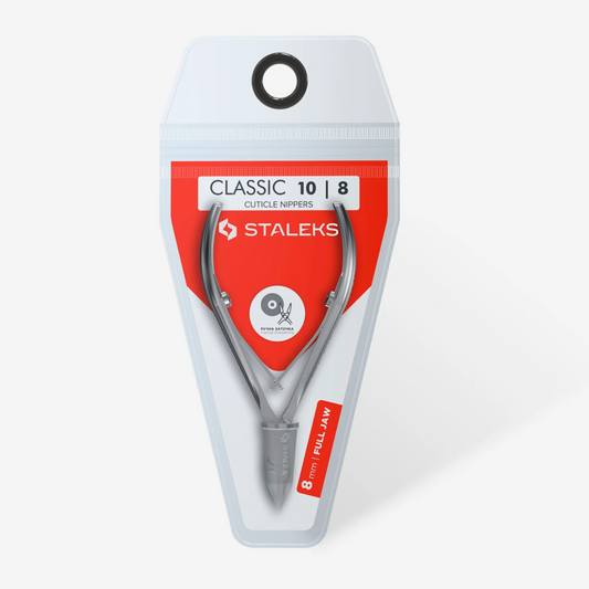 Staleks Classic 10 8mm Cuticle Nippers Full Jaw NC-10-8
