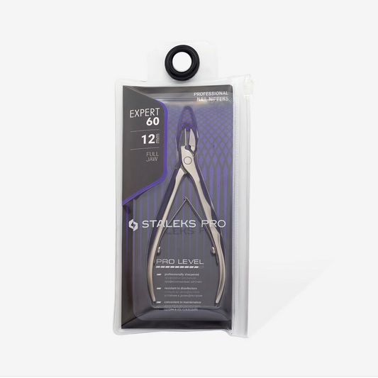 STALEKS PRO EXPERT 60 PROFESSIONAL NAIL NIPPERS 4.9 INCH 12 MM NE-60-12