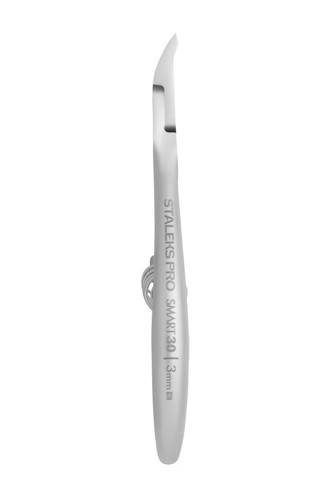 Staleks Pro Smart 30 3mm Professional Spring Cuticle Nippers 1/4 Jaw 0.12 Inch Ns-30-3