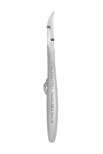 Staleks Pro Smart 30 3mm Professional Spring Cuticle Nippers 1/4 Jaw 0.12 Inch Ns-30-3