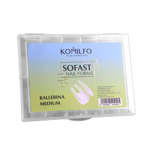 Komilfo SOFAST Nail Forms Ballerina Medium 240pcs