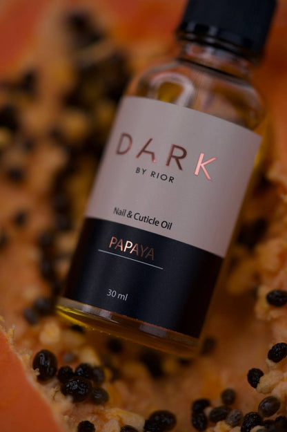 Dark Nail & Cuticle Oil Papaya 30ml