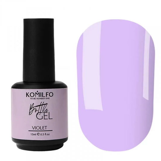 Komilfo Bottle Gel Violet With Brush 15ml