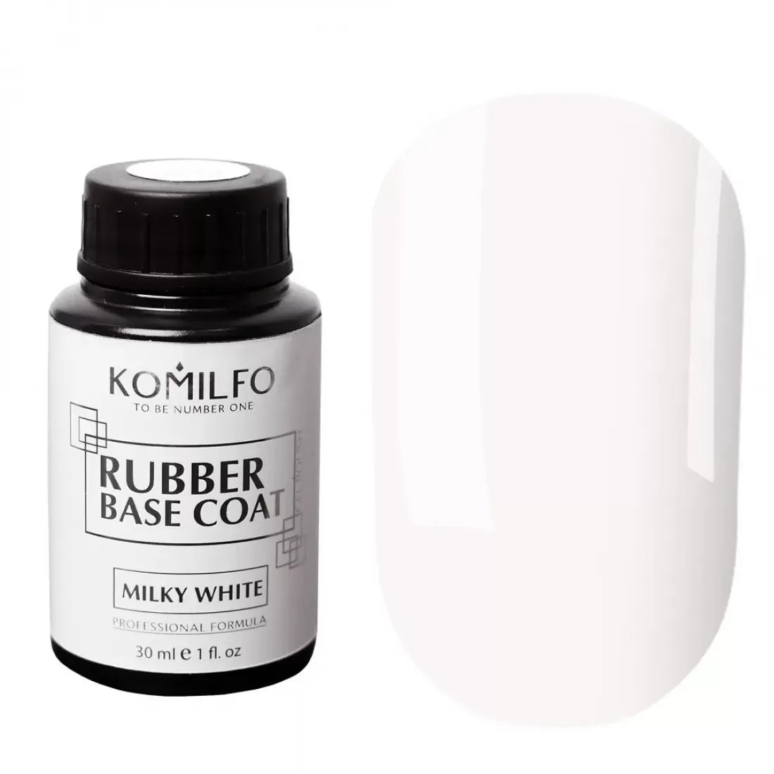Komilfo Milky White Rubber Base 30ml Barrel