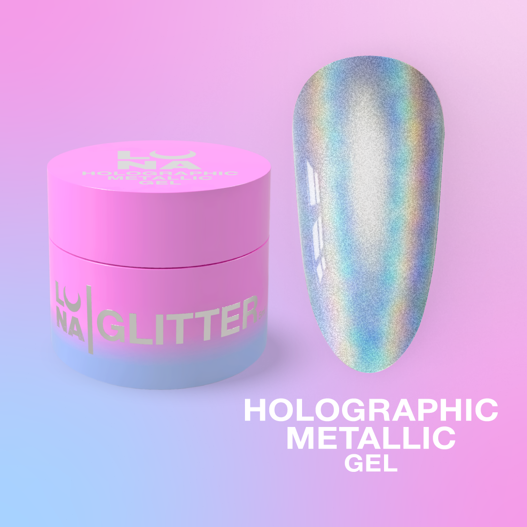 Luna Holographic Metallic Gel, 5ml